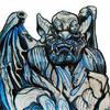 Sharpie drawing of a gargoyle for a patient at Wolfson Children's Hospital by volunteer artist Danya Gayle.