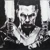 Sharpie Drawing of a character from the video game "The Force Unleashed",  for a patient at Wolfson Children's Hospital by Art with a Heart Artist Josh Bergesen.