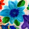 "Flowers" - Painting by a patient at  Wolfson Children's Hospital.