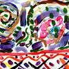 "Abstraction" - Painting by a patient at  Wolfson Children's Hospital.