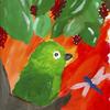 "Parrot" - Painting by a patient at  Wolfson Children's Hospital.