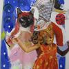 "Divine Cats " - Collage by a patient at  Wolfson Children's Hospital.