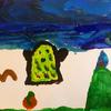 "Polka Dot Ghost" - Painting by a patient at  Wolfson Children's Hospital.