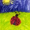 "Ladybug" by a patient at Wolfson Children's Hospital.