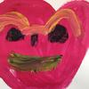 "Heartface" by a patient at Wolfson Children's Hospital.