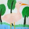 "Flamingo" by a patient at Wolfson Children's Hospital.